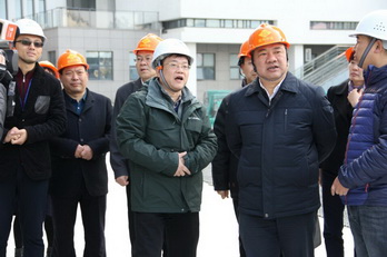王鸿声副市长率队检查我公司承建项目安全生产工作